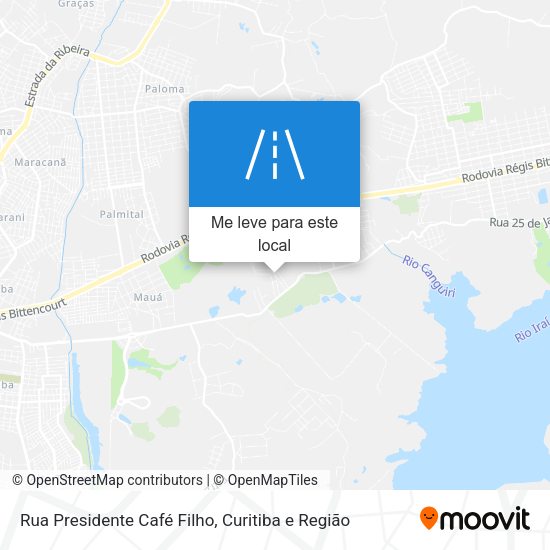 Rua Presidente Café Filho mapa