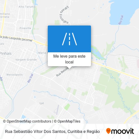 Rua Sebastião Vítor Dos Santos mapa