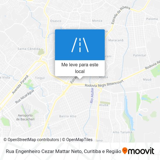 Rua Engenheiro Cezar Mattar Neto mapa