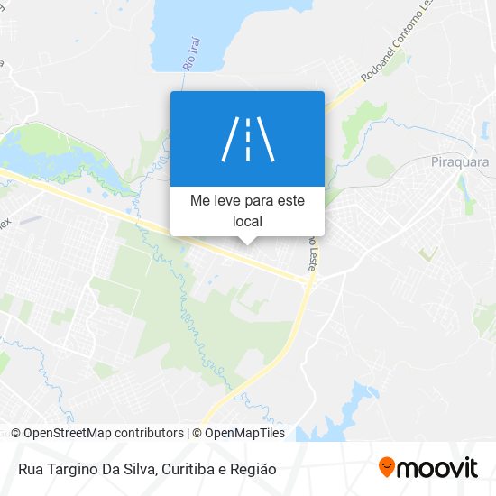 Rua Targino Da Silva mapa