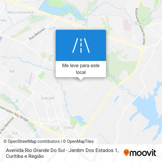 Avenida Rio Grande Do Sul - Jardim Dos Estados 1 mapa