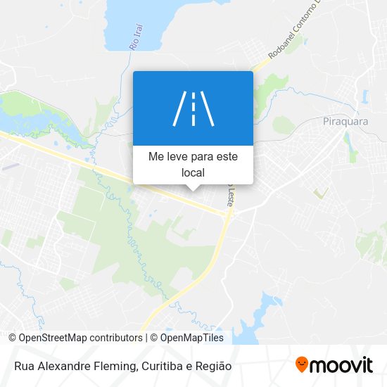 Rua Alexandre Fleming mapa
