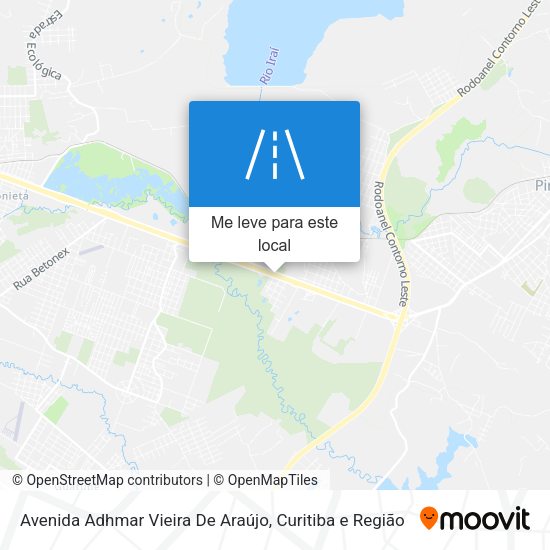 Avenida Adhmar Vieira De Araújo mapa