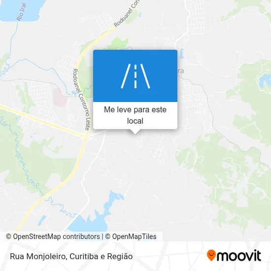 Rua Monjoleiro mapa