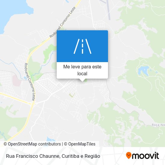 Rua Francisco Chaunne mapa