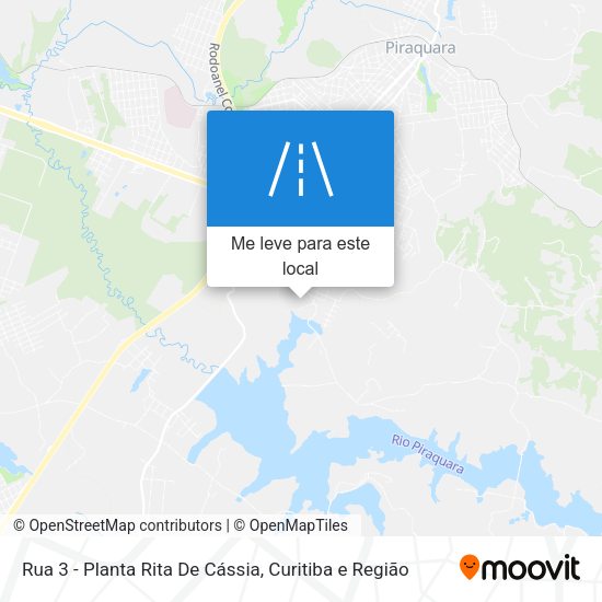 Rua 3 - Planta Rita De Cássia mapa