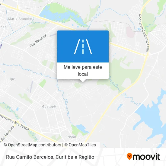 Rua Camilo Barcelos mapa
