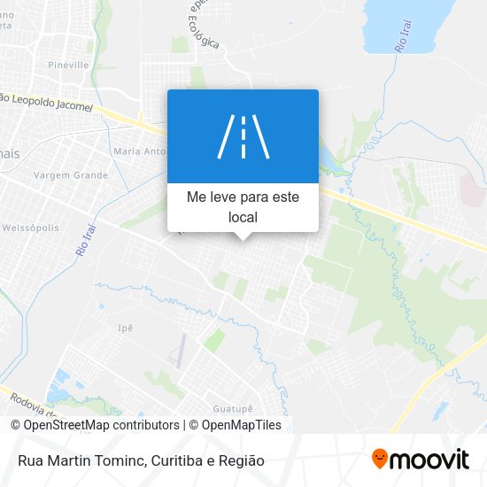 Rua Martin Tominc mapa