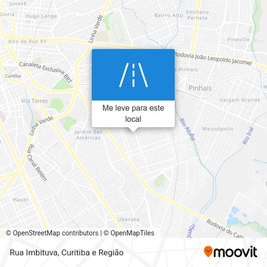Rua Imbituva mapa