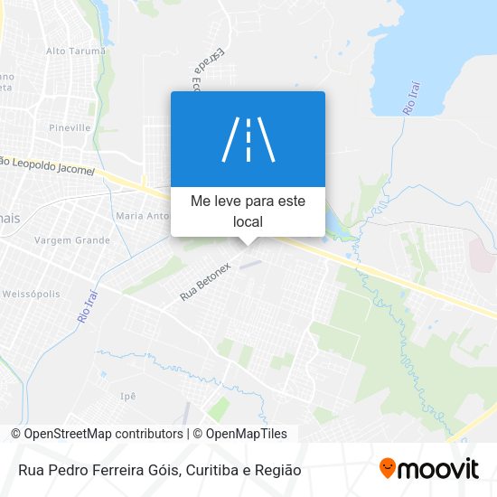 Rua Pedro Ferreira Góis mapa