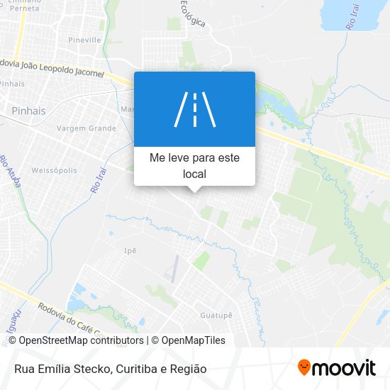 Rua Emília Stecko mapa