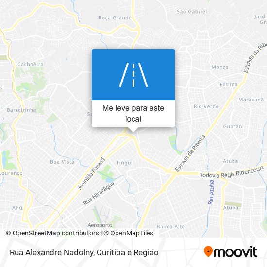 Rua Alexandre Nadolny mapa