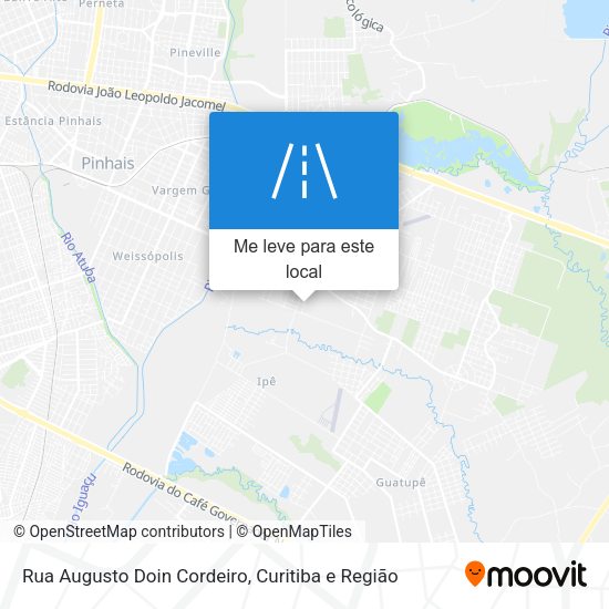 Rua Augusto Doin Cordeiro mapa