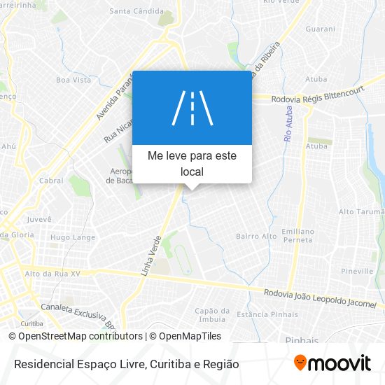 Residencial Espaço Livre mapa