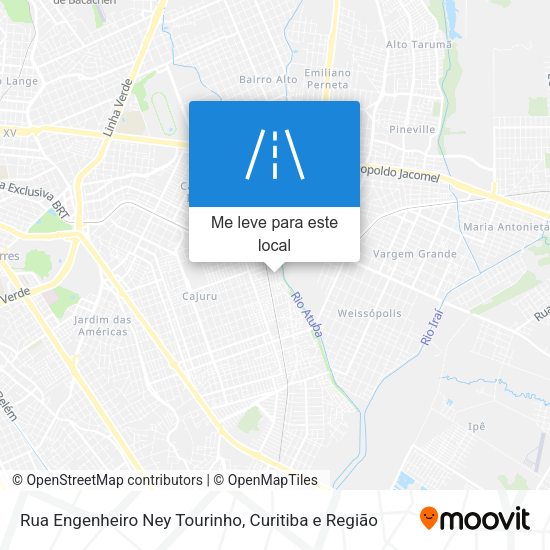 Rua Engenheiro Ney Tourinho mapa