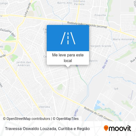 Travessa Oswaldo Louzada mapa