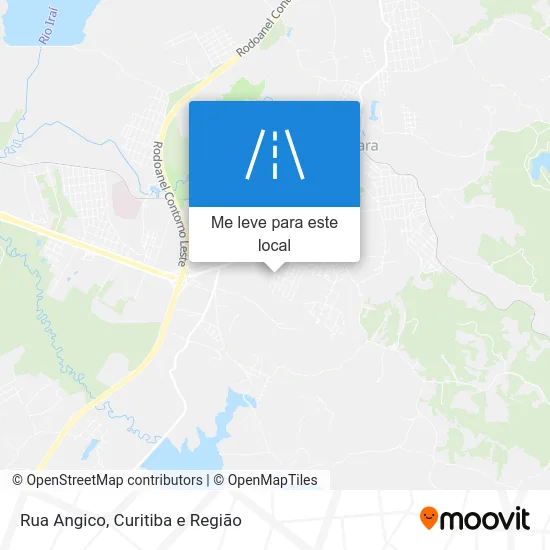 Rua Angico mapa