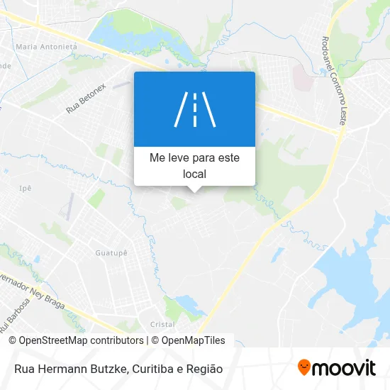 Rua Hermann Butzke mapa