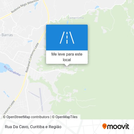 Rua Da Cavo mapa