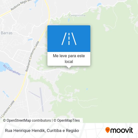 Rua Henrique Hendik mapa