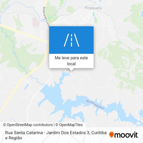 Rua Santa Catarina  - Jardim Dos Estados 3 mapa