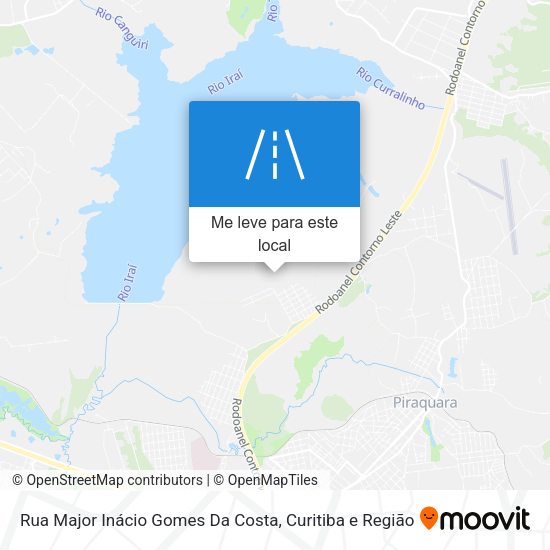 Rua Major Inácio Gomes Da Costa mapa