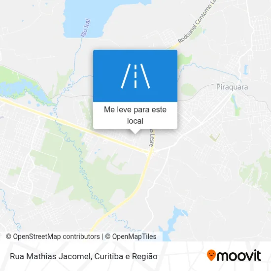 Rua Mathias Jacomel mapa