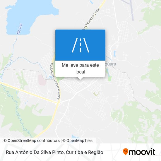 Rua Antônio Da Silva Pinto mapa