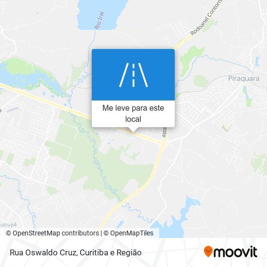 Rua Oswaldo Cruz mapa