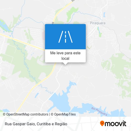Rua Gaspar Gaio mapa