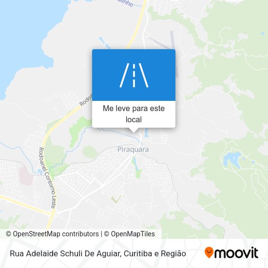 Rua Adelaide Schuli De Aguiar mapa