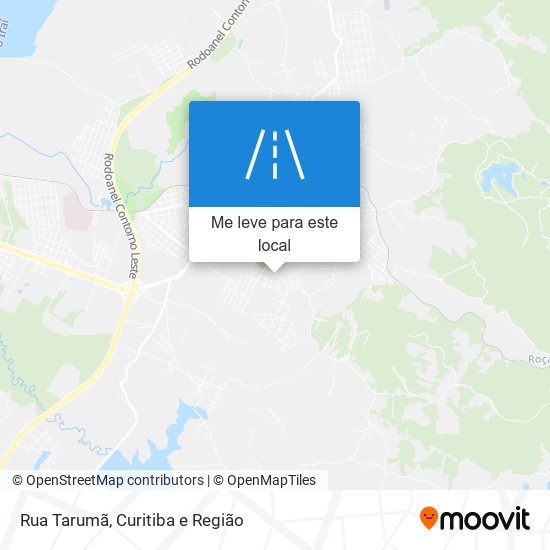 Rua Tarumã mapa