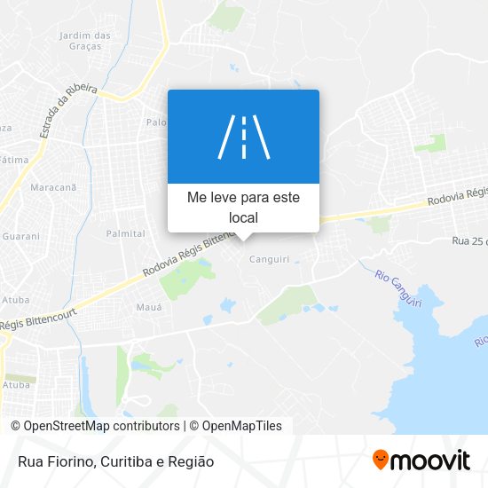 Rua Fiorino mapa