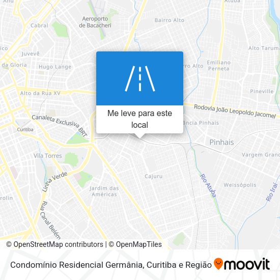 Condomínio Residencial Germânia mapa