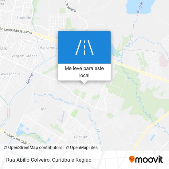Rua Abilio Colveiro mapa