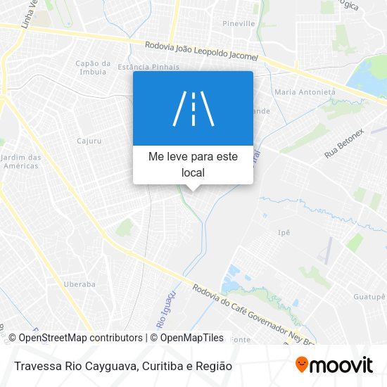 Travessa Rio Cayguava mapa
