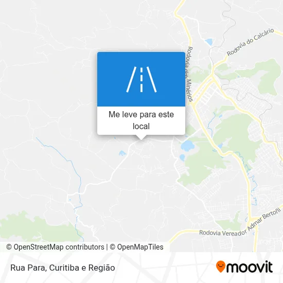 Rua Para mapa