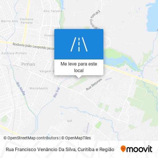 Rua Francisco Venâncio Da Silva mapa