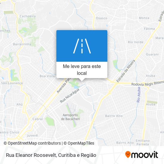 Rua Eleanor Roosevelt mapa