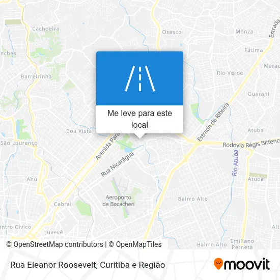 Rua Eleanor Roosevelt mapa