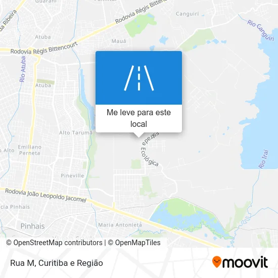 Rua M mapa