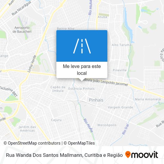 Rua Wanda Dos Santos Mallmann mapa