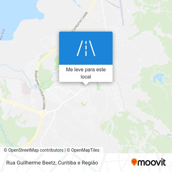 Rua Guilherme Beetz mapa