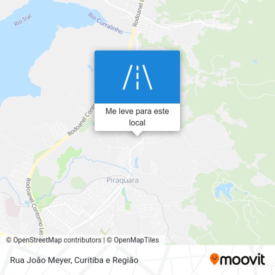 Rua João Meyer mapa