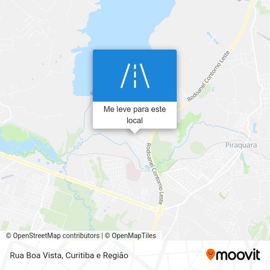 Rua Boa Vista mapa