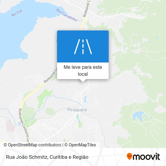 Rua João Schmitz mapa