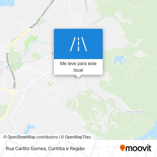 Rua Carlito Gomes mapa