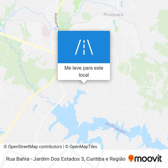 Rua Bahia - Jardim Dos Estados 3 mapa