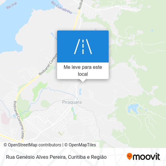 Rua Genésio Alves Pereira mapa