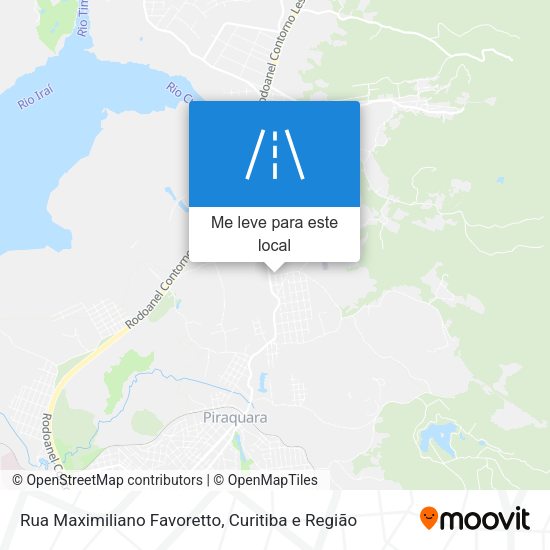Rua Maximiliano Favoretto mapa